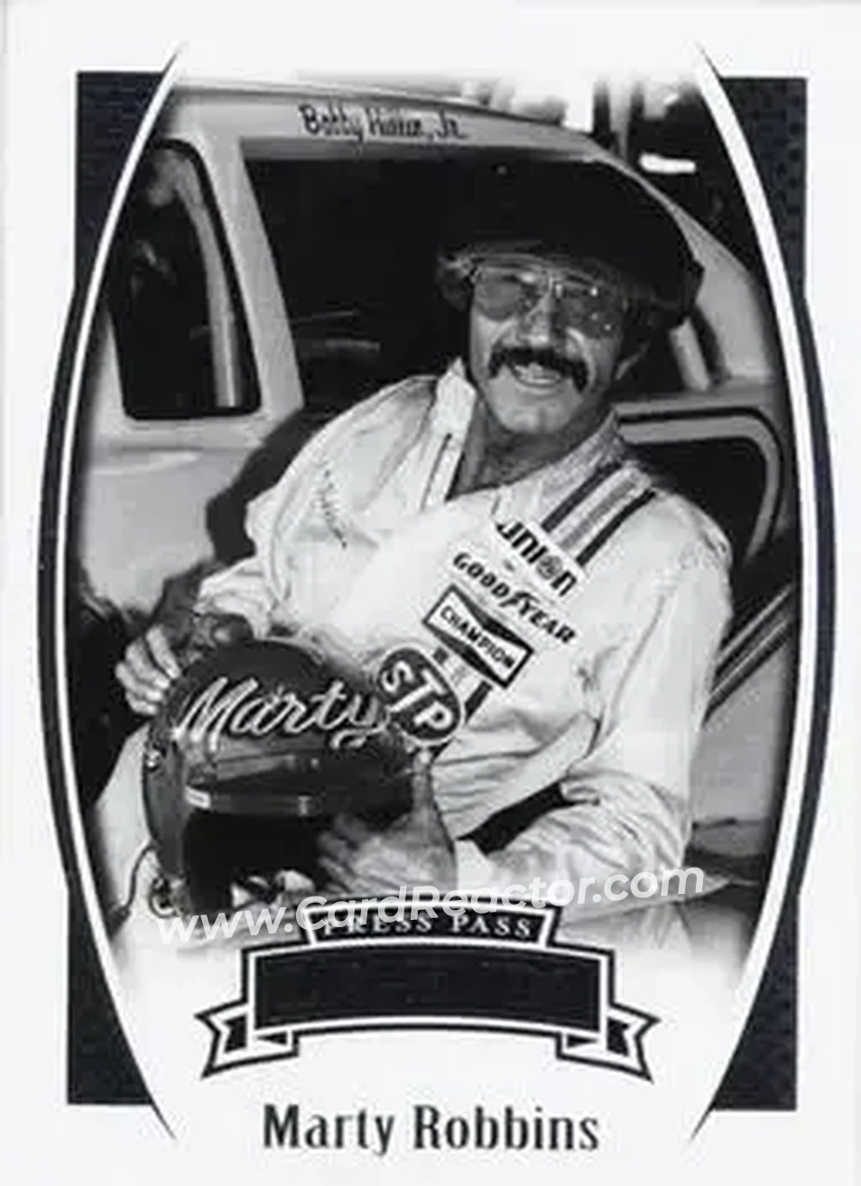 2007 Press Pass Legends #8 - Marty Robbins - Robbins Racing - Front
