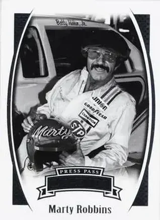 2007 Press Pass Legends #8 - Marty Robbins - Robbins Racing