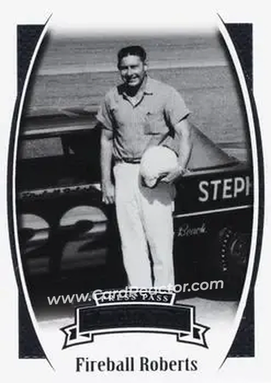 2007 Press Pass Legends #11 - Fireball Roberts - Jim Stephens - Front