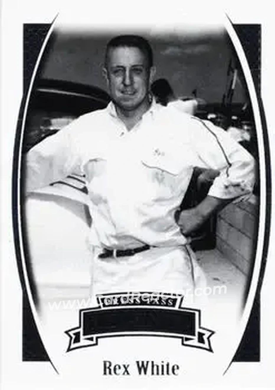 2007 Press Pass Legends #12 - Rex White - White-Clements Racing - Front