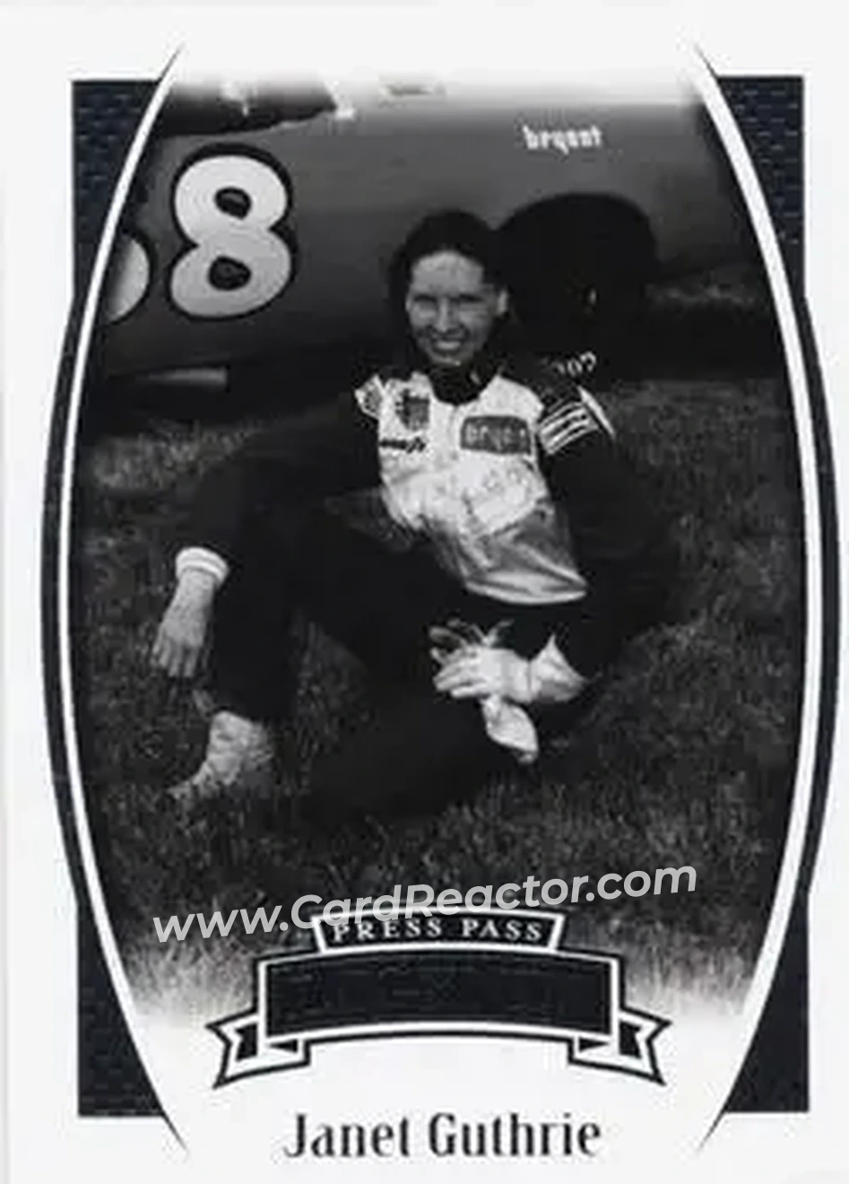 2007 Press Pass Legends #20 - Janet Guthrie - Lynda Ferreri - Front