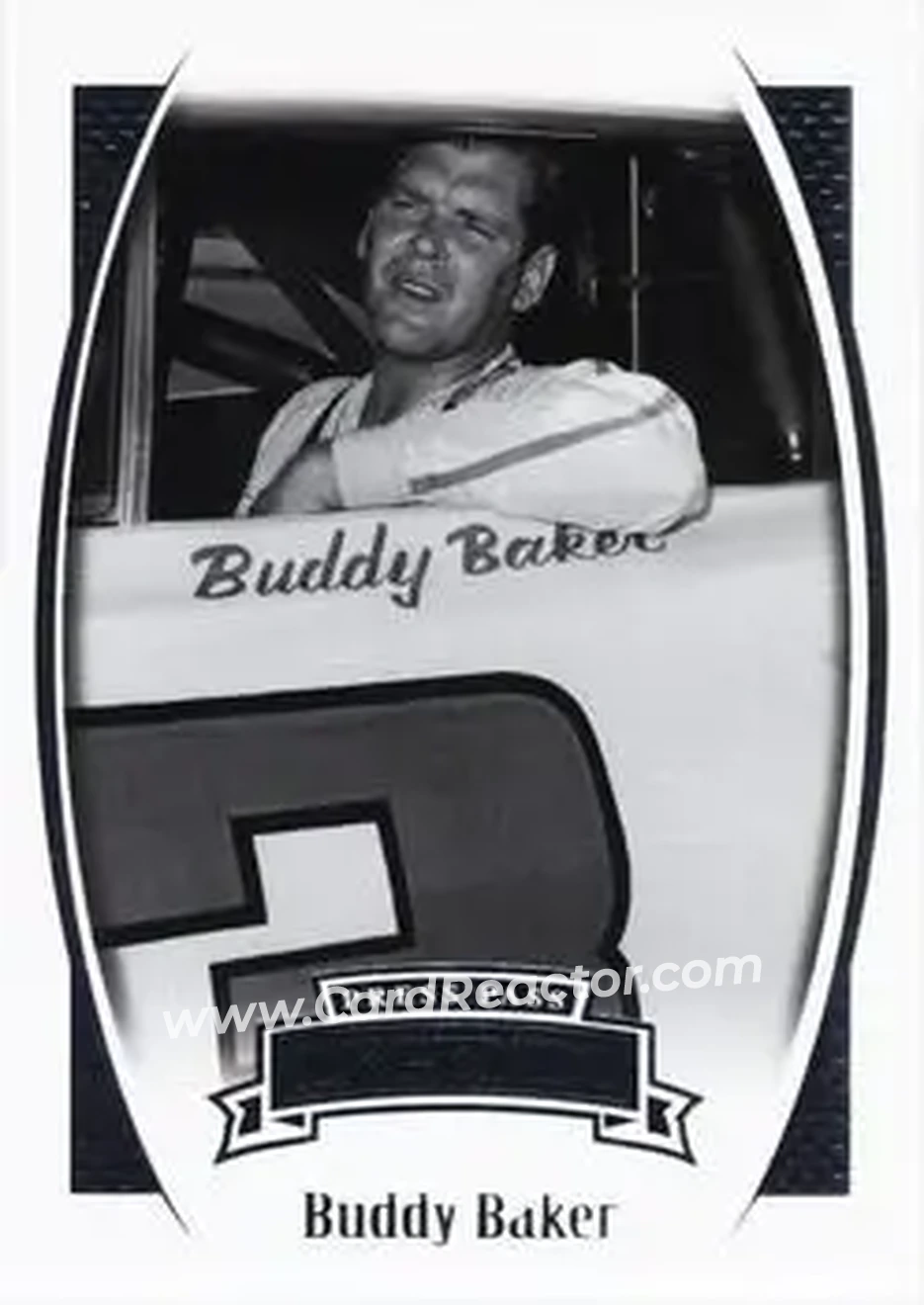 2007 Press Pass Legends #25 - Buddy Baker - Fox Racing - Front