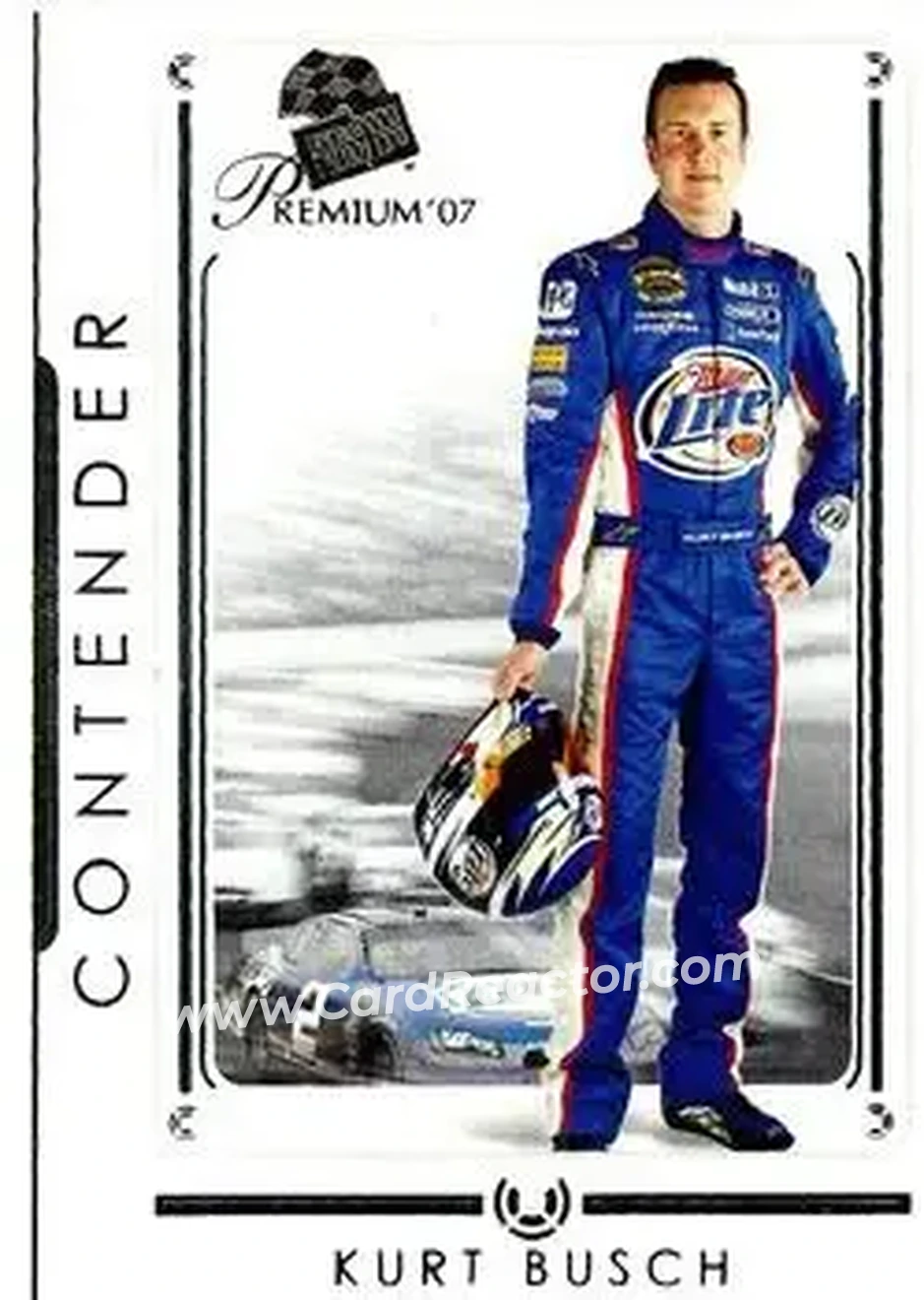 2007 Press Pass Premium #5 - Kurt Busch - Penske Racing South - Front