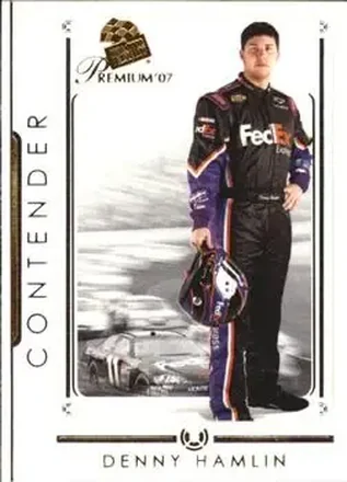 2007 Press Pass Premium #10 - Denny Hamlin - Joe Gibbs Racing