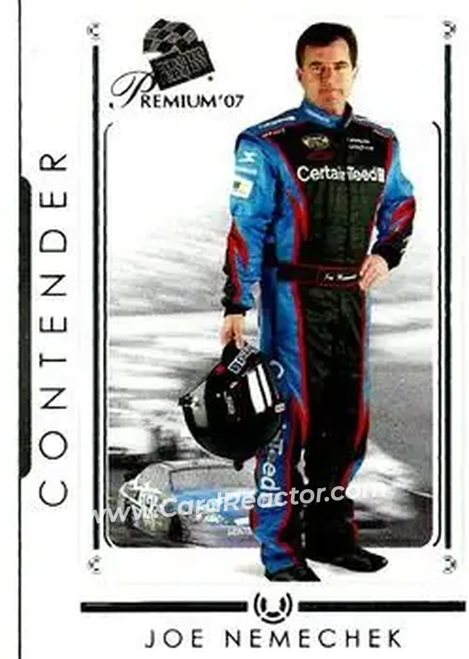 2007 Press Pass Premium #12 - Joe Nemechek - Ginn Racing - Front