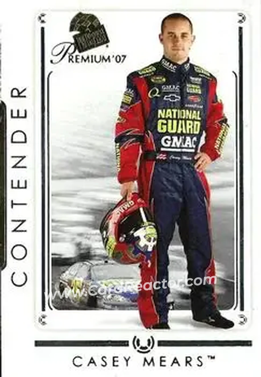 2007 Press Pass Premium #22 - Casey Mears - Hendrick Motorsports - Front