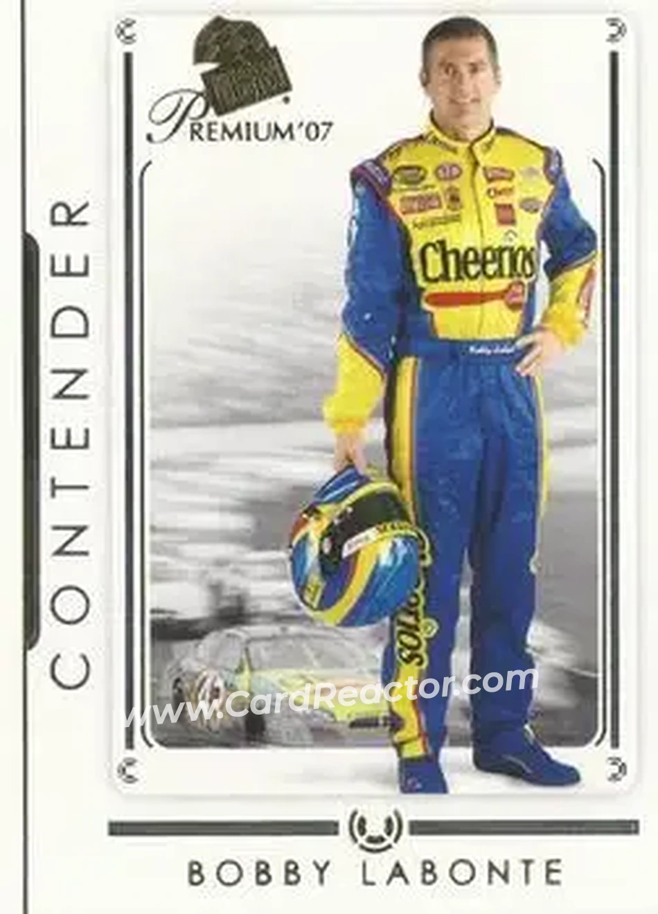 2007 Press Pass Premium #27 - Bobby Labonte - Petty Enterprises - Front