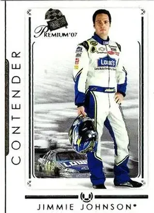 2007 Press Pass Premium #30 - Jimmie Johnson - Hendrick Motorsports