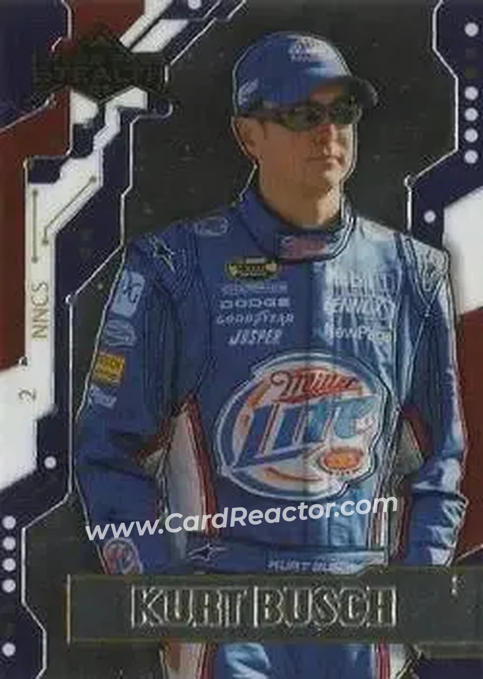 2007 Press Pass Stealth #4 - Kurt Busch - Penske Racing South - Front