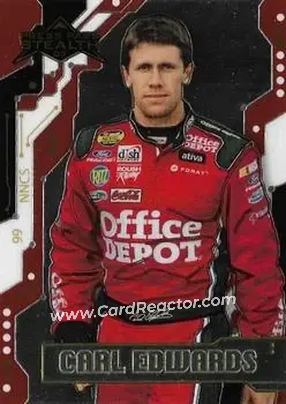 2007 Press Pass Stealth #7 - Carl Edwards - Roush Fenway Racing - Front