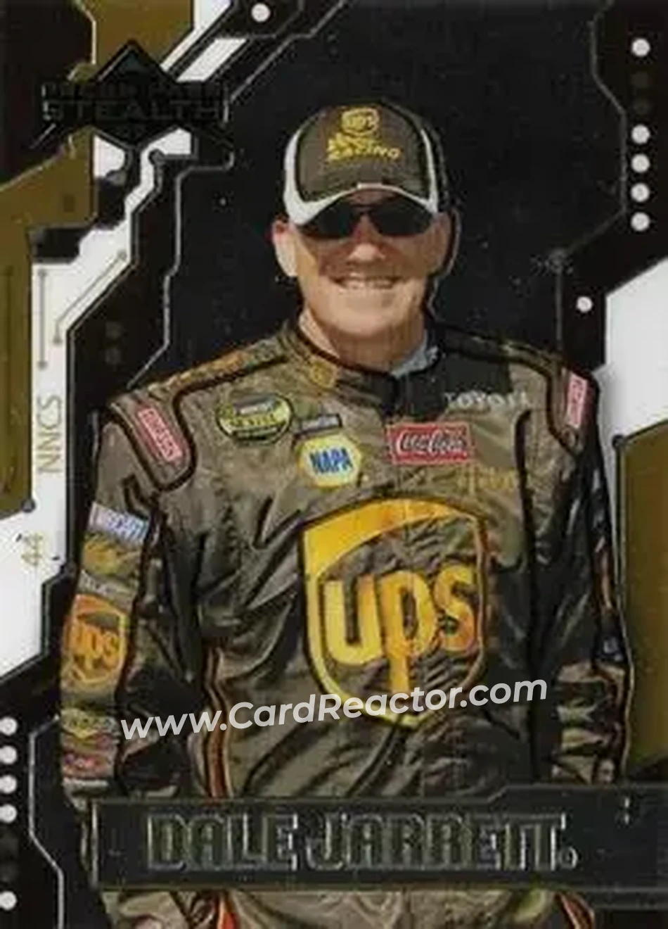 2007 Press Pass Stealth #11 - Dale Jarrett - Michael Waltrip Racing - Front 2007 Press Pass Stealth #11 - Dale Jarrett - Michael Waltrip Racing - Front