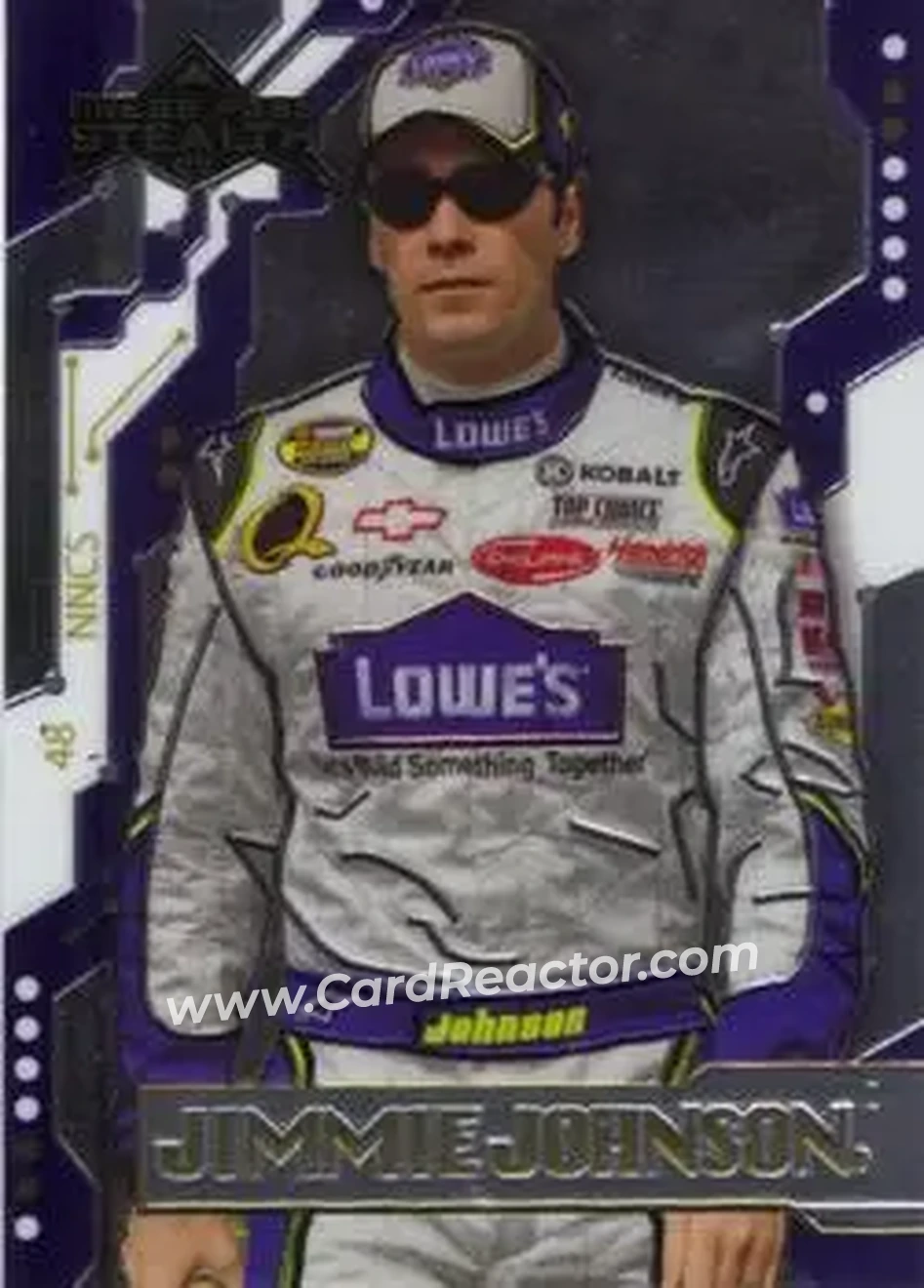 2007 Press Pass Stealth #12 - Jimmie Johnson - Hendrick Motorsports - Front
