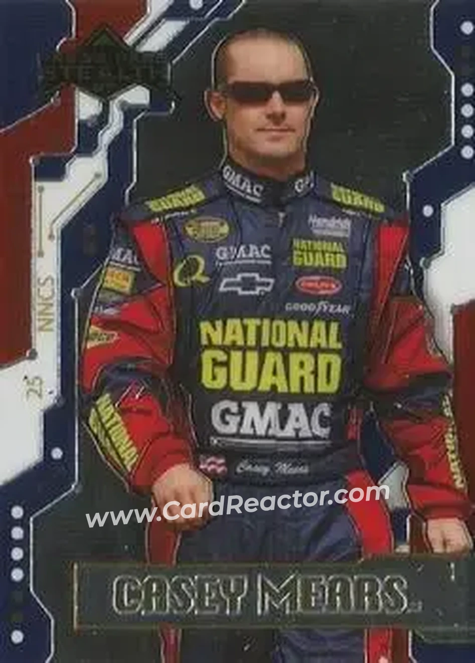 2007 Press Pass Stealth #18 - Casey Mears - Hendrick Motorsports - Front