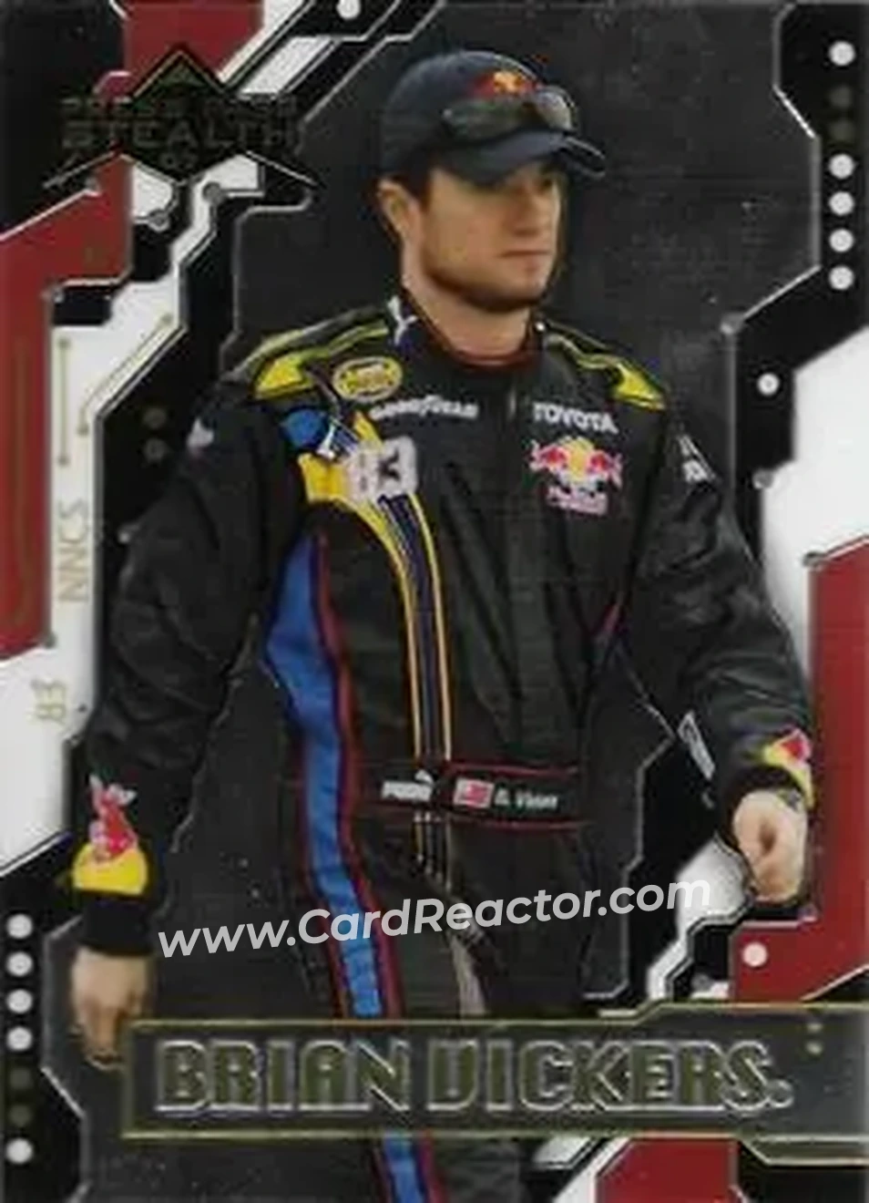 2007 Press Pass Stealth #26 - Brian Vickers - Red Bull Racing Team - Front