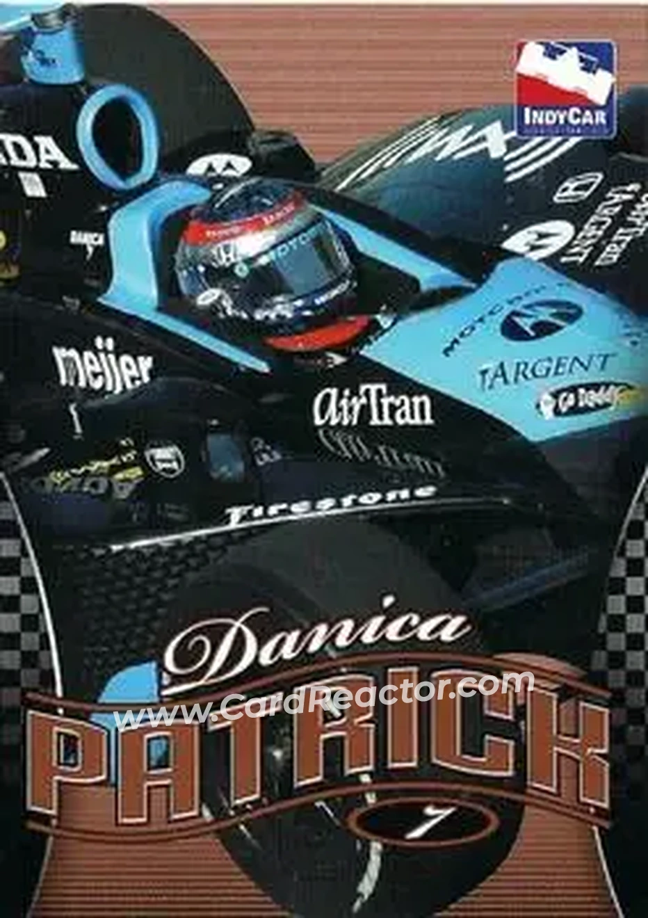 2007 Rittenhouse IRL #2 - Danica Patrick - Andretti Green Racing - Front