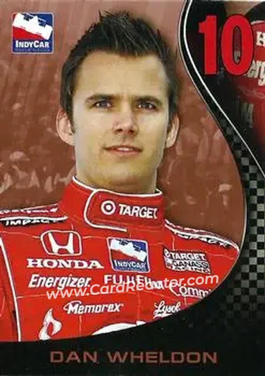 2007 Rittenhouse IRL #4 - Dan Wheldon - Target Chip Ganassi Racing