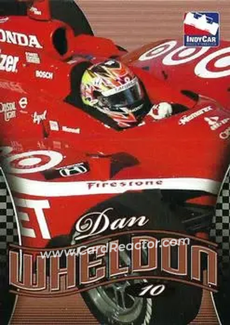 2007 Rittenhouse IRL #5 - Dan Wheldon - Target Chip Ganassi Racing