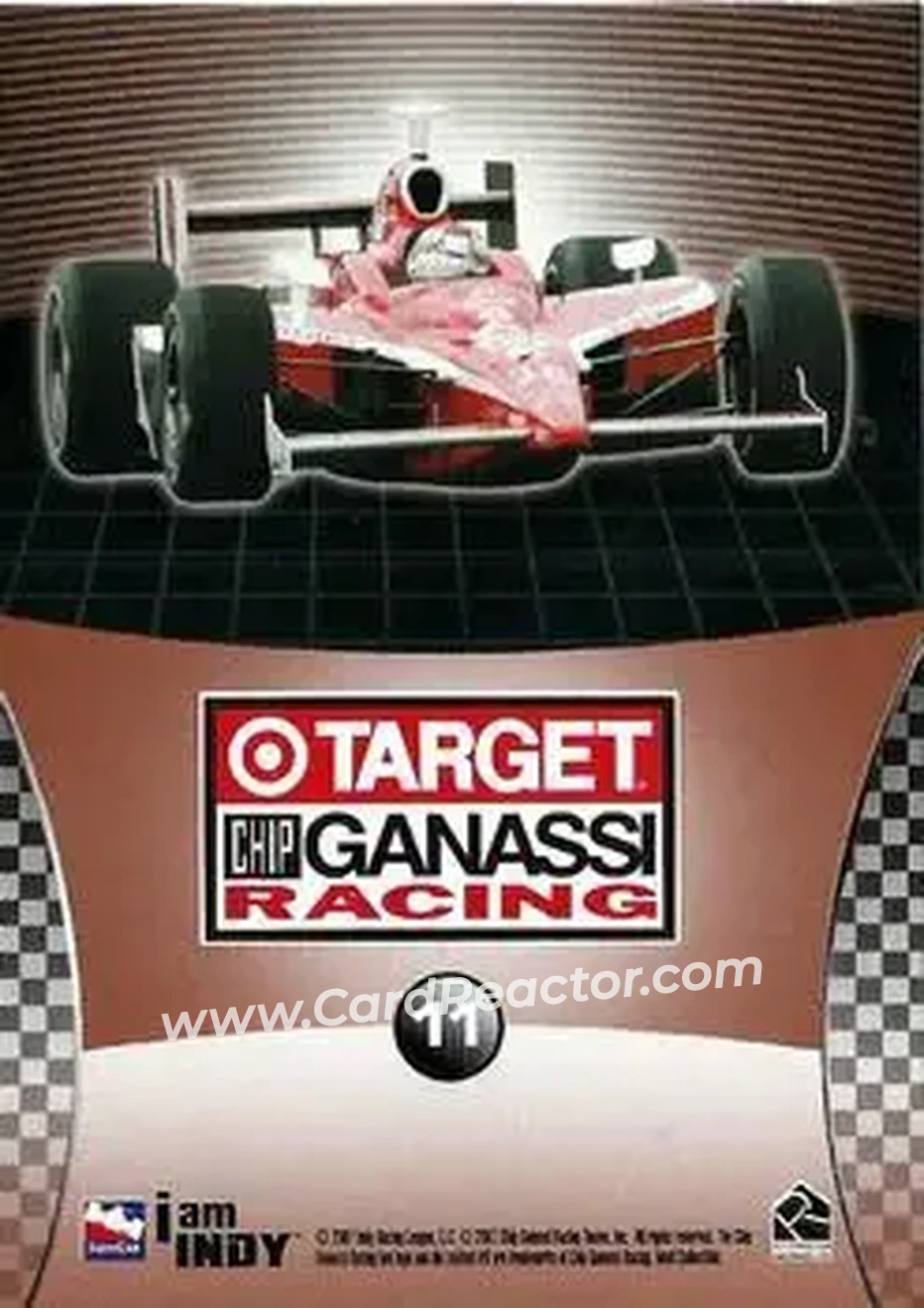 2007 Rittenhouse IRL #11 - Scott Dixon - Target Chip Ganassi Racing - Back 2007 Rittenhouse IRL #11 - Scott Dixon - Target Chip Ganassi Racing - Back