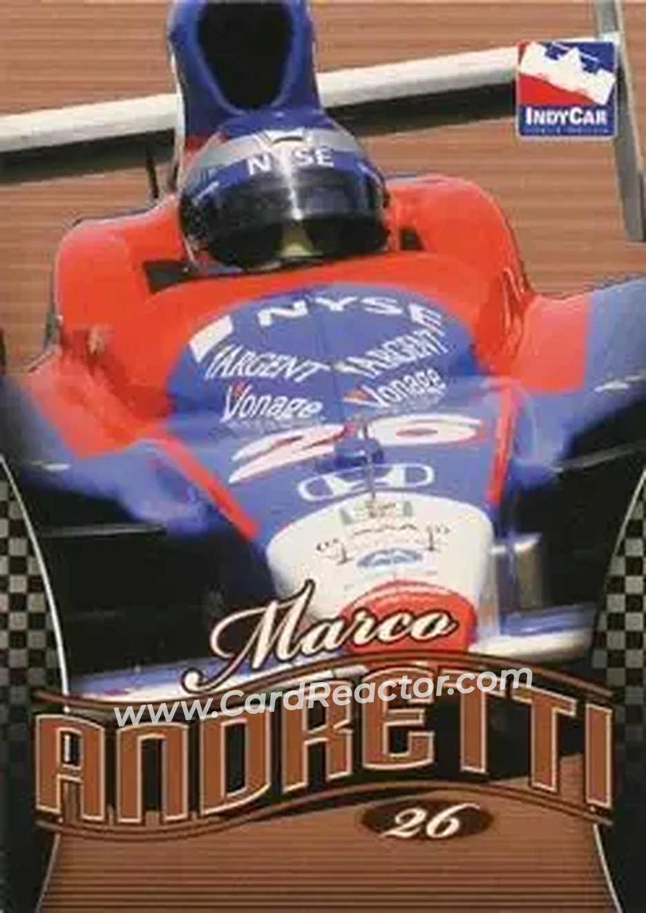 2007 Rittenhouse IRL #20 - Marco Andretti - Andretti Green Racing - Front