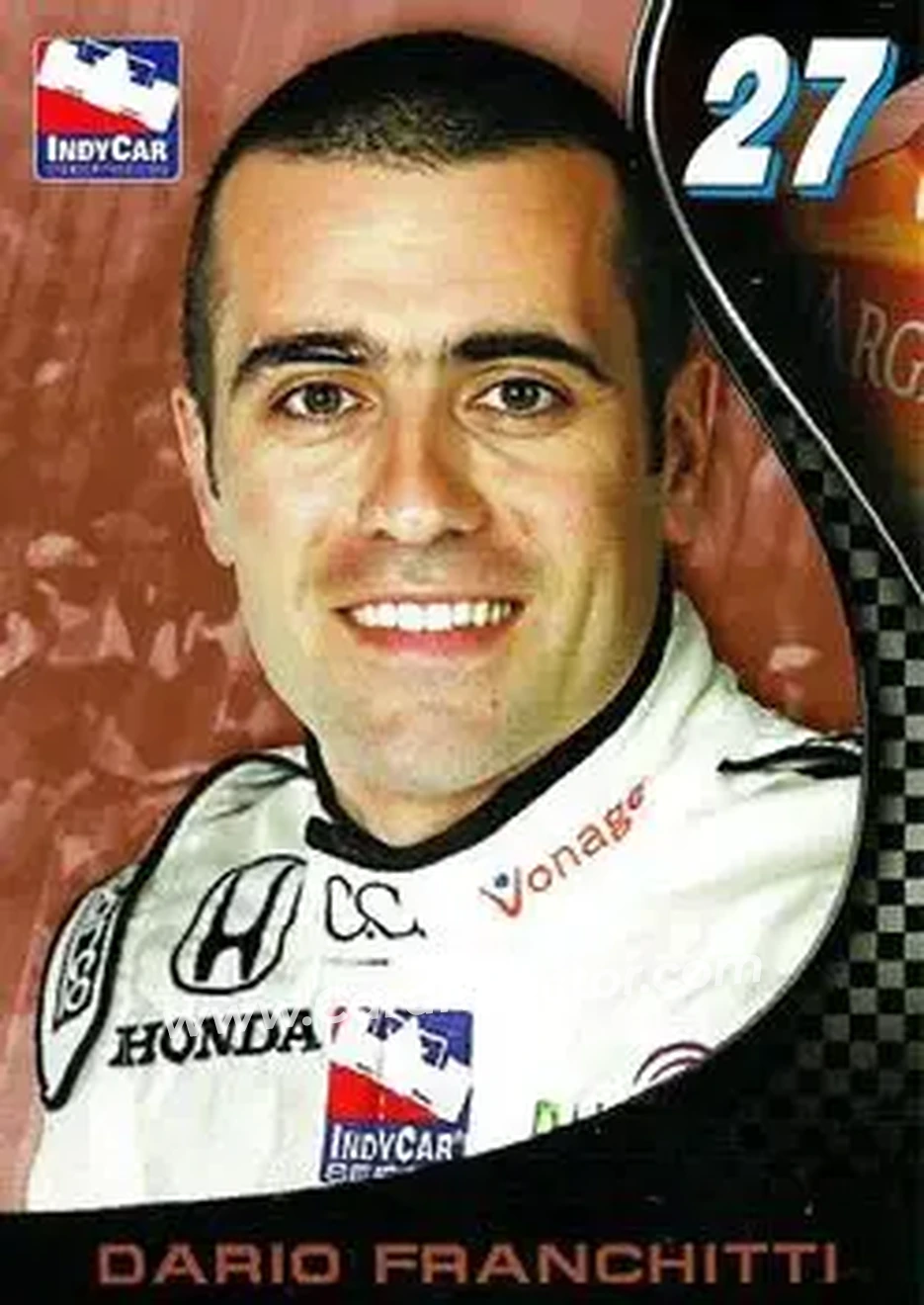 2007 Rittenhouse IRL #22 - Dario Franchitti - Andretti Green Racing - Front