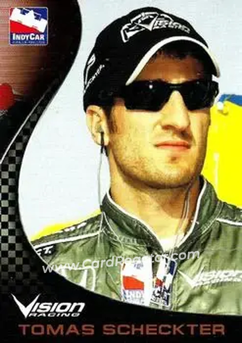 2007 Rittenhouse IRL #27 - Tomas Scheckter - Vision Racing - Front