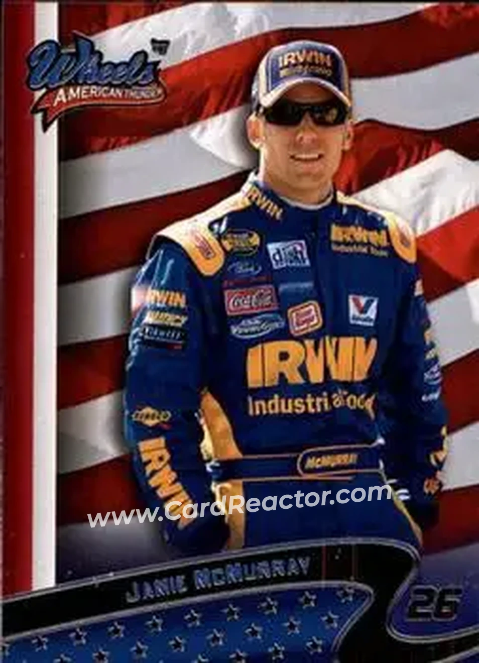2007 Wheels American Thunder #20 - Jamie McMurray - Roush Fenway Racing - Front 2007 Wheels American Thunder #20 - Jamie McMurray - Roush Fenway Racing - Front