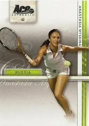 2007 Ace Authentic Straight Sets #4 - Anastasia Myskina