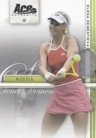 2007 Ace Authentic Straight Sets #13 - Elena Dementieva