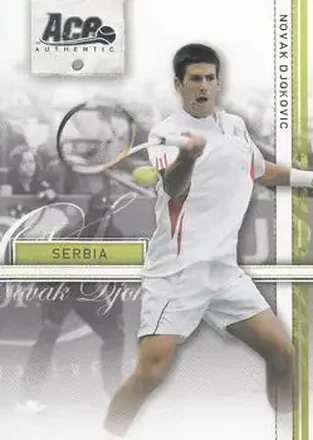 2007 Ace Authentic Straight Sets #16 - Novak Djokovic