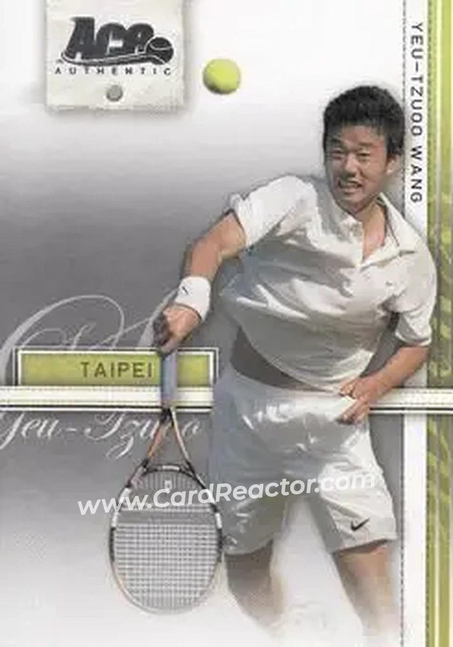 2007 Ace Authentic Straight Sets #28 - Jimmy Wang - Front
