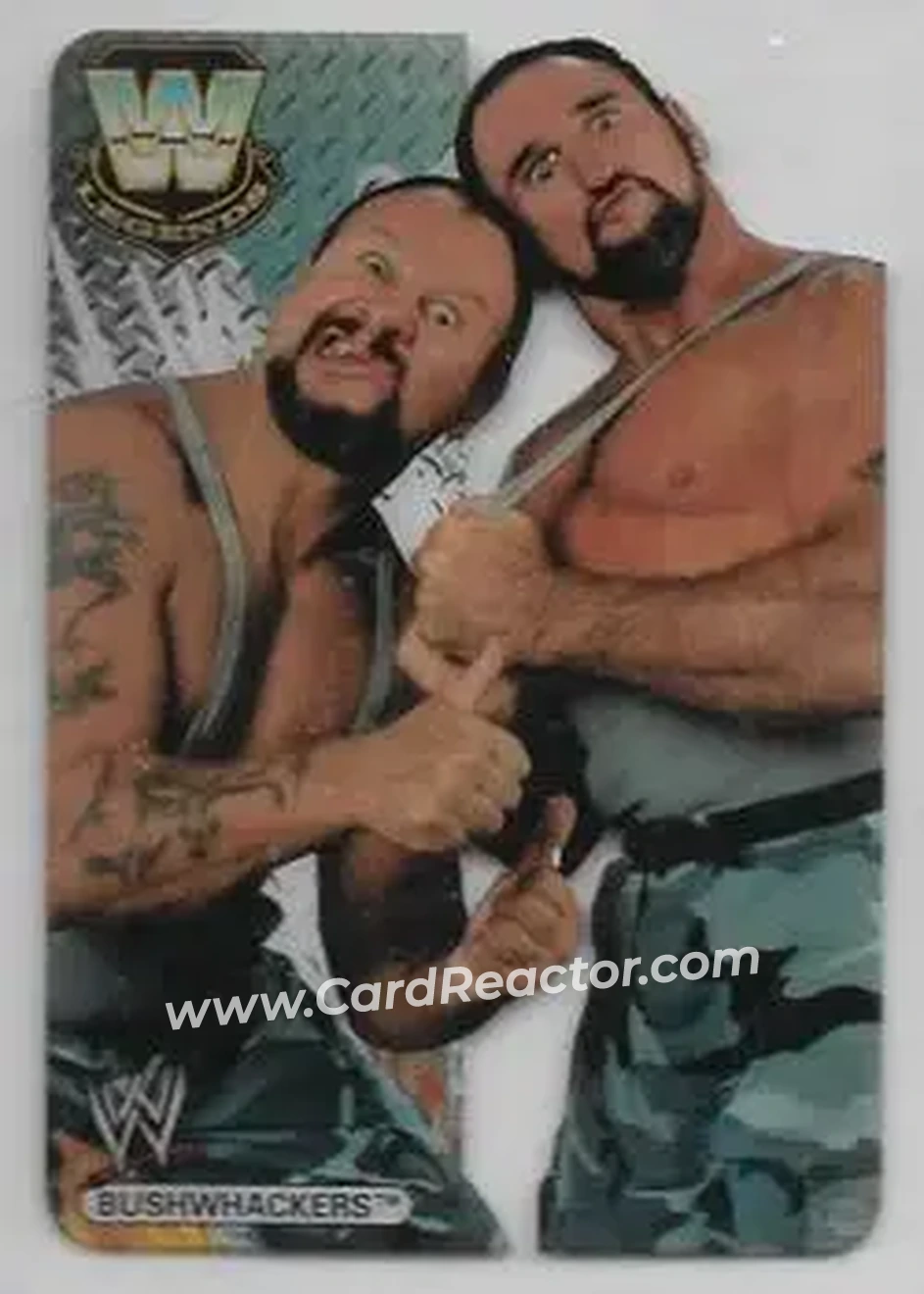2007 Edibas WWE Lamincards #92 - The Bushwhackers (Butch & Luke) - Front