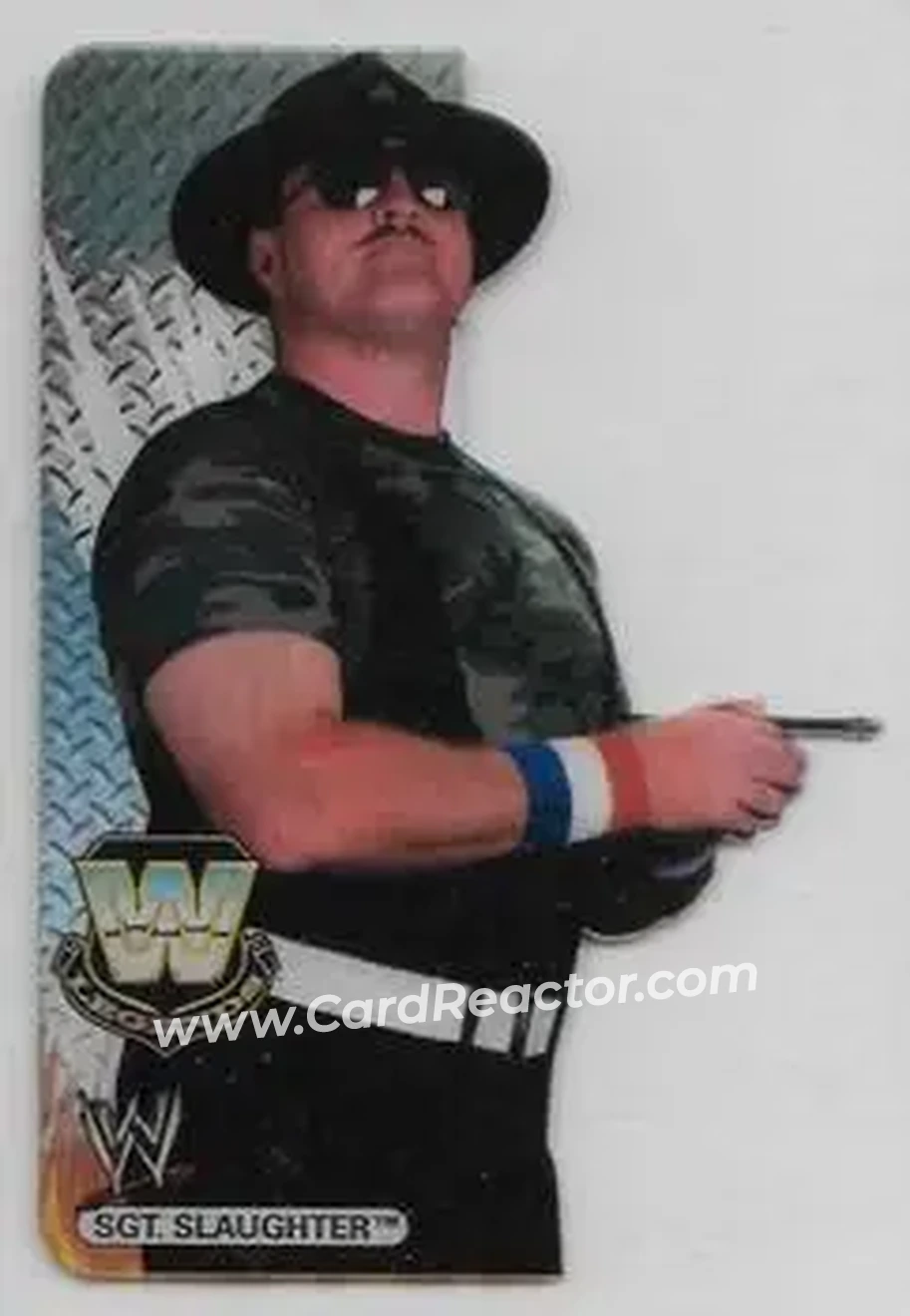 2007 Edibas WWE Lamincards #119 - Sergeant Slaughter - Front