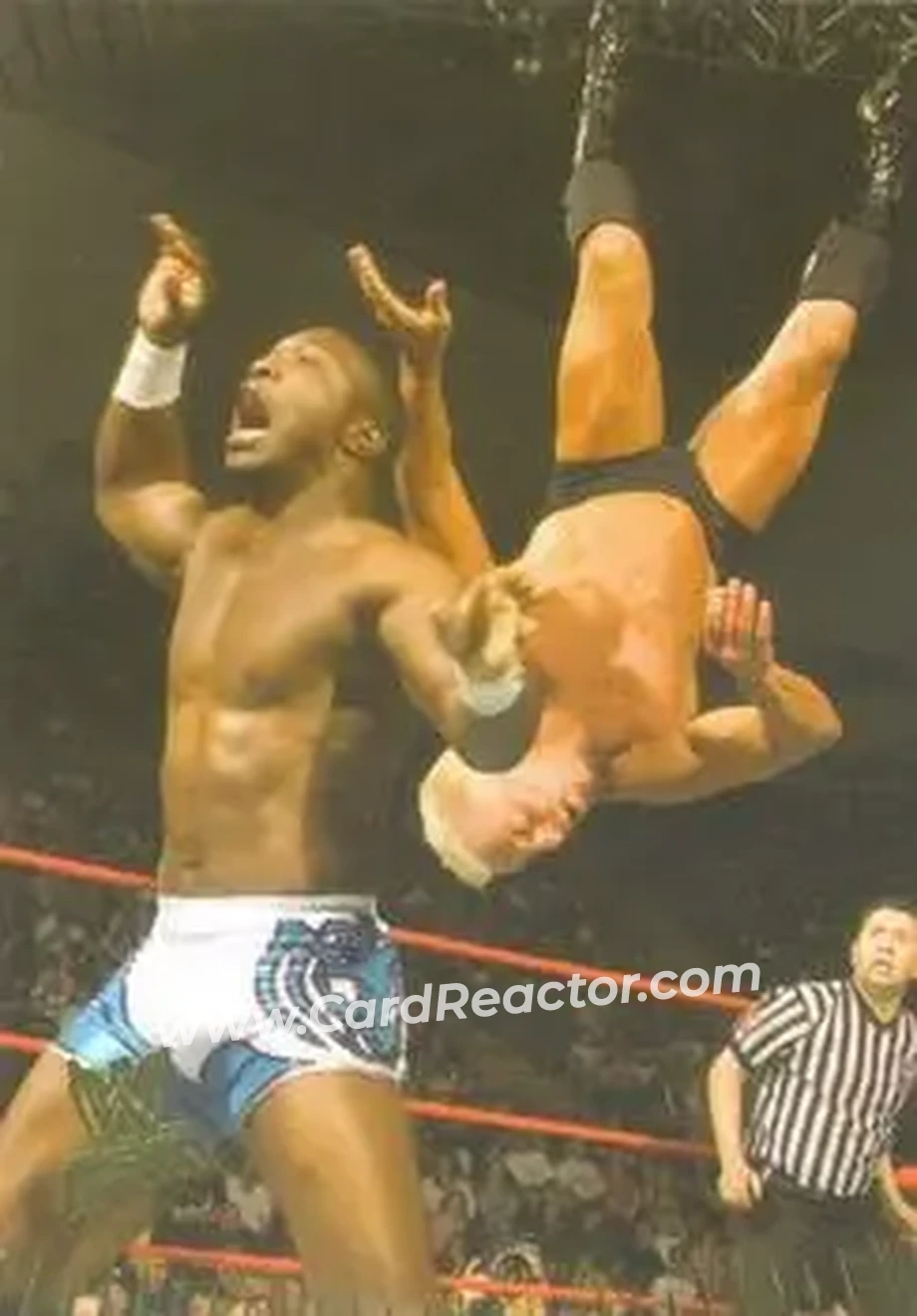 2007 Topps Action WWE #17 - Shelton Benjamin - Front