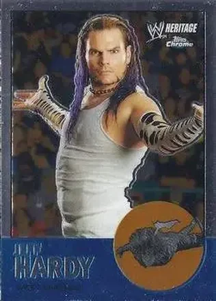 2007 Topps Chrome Heritage II WWE #9 Jeff Hardy
