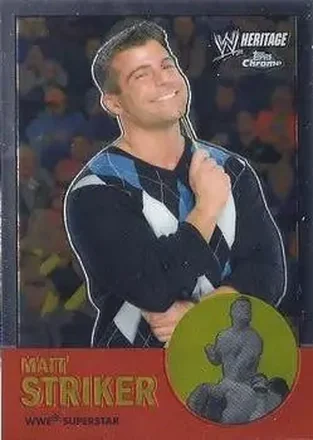 2007 Topps Chrome Heritage II WWE #12 Matt Striker