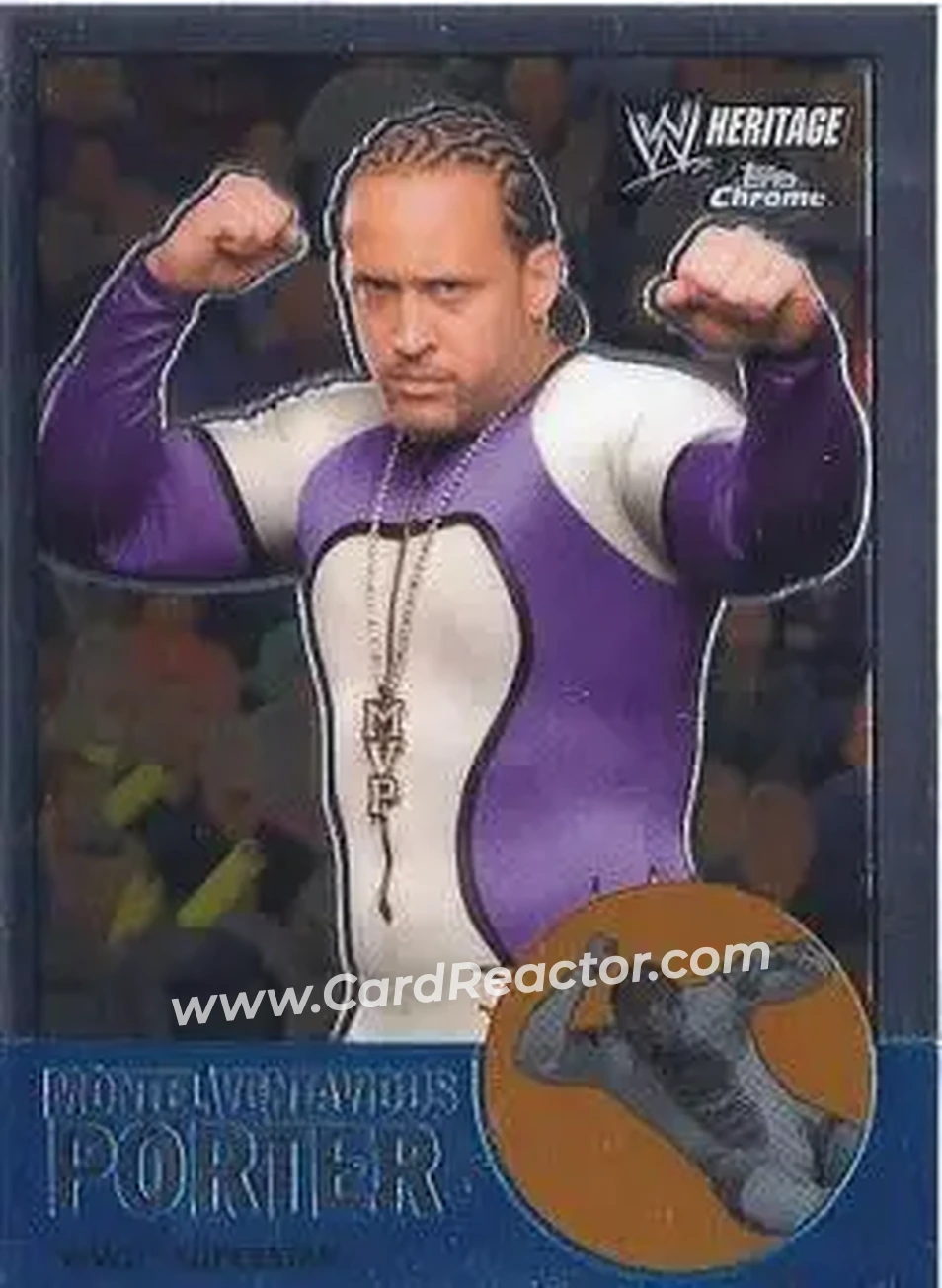 2007 Topps Chrome Heritage II WWE #13 - Montel Vontavius Porter - Front