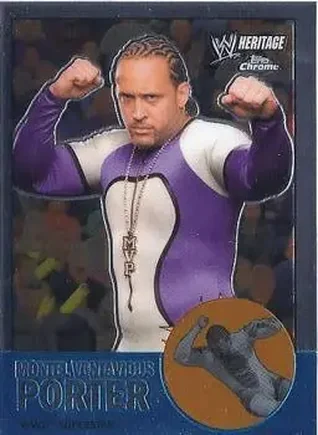 2007 Topps Chrome Heritage II WWE #13 Montel Vontavius Porter