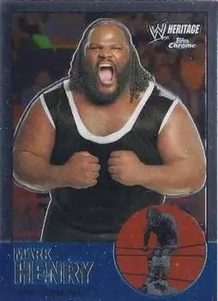 2007 Topps Chrome Heritage II WWE #15 Mark Henry