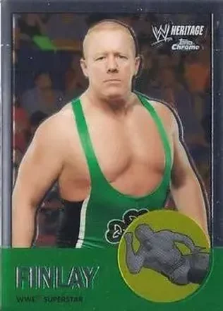 2007 Topps Chrome Heritage II WWE #17 Fit Finlay