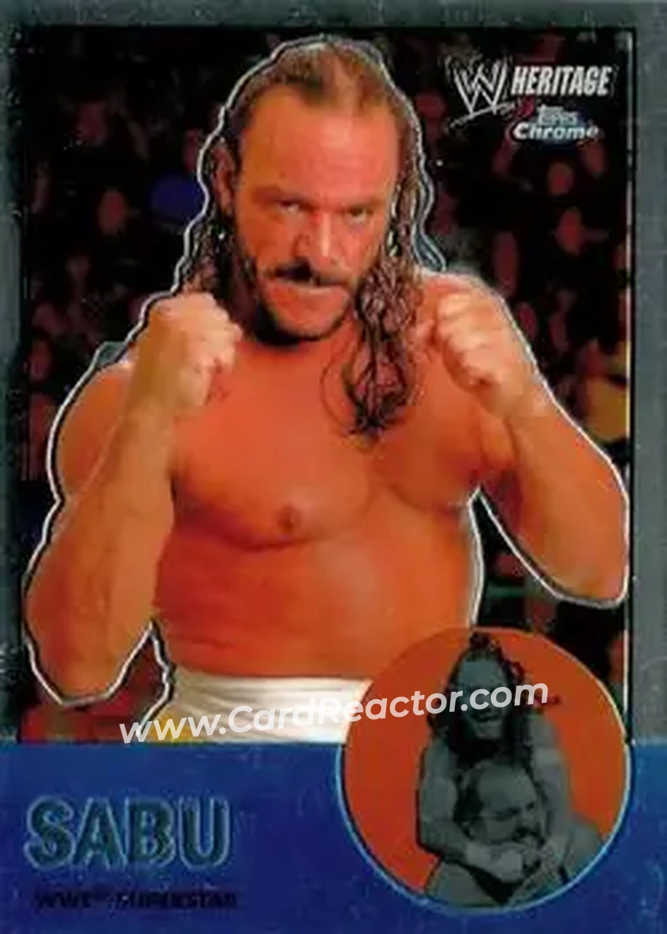 2007 Topps Chrome Heritage II WWE #20 - Sabu - Front