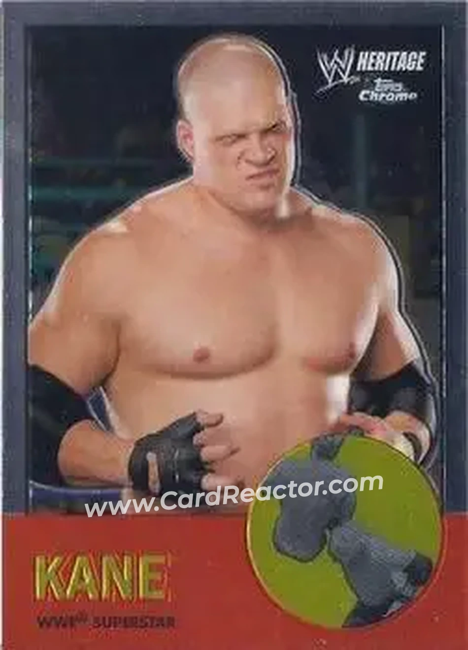 2007 Topps Chrome Heritage II WWE #21 - Kane - Front