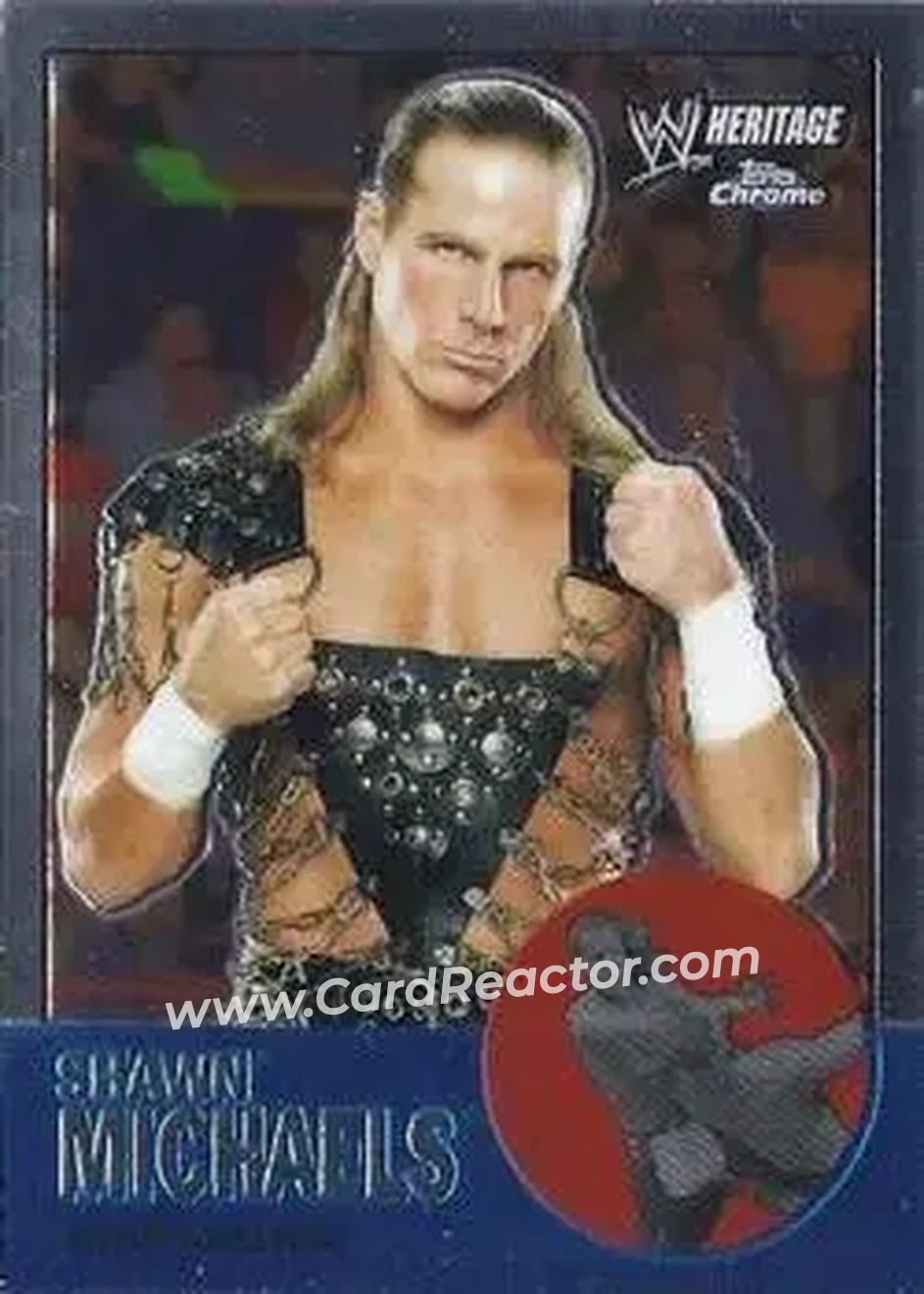 2007 Topps Chrome Heritage II WWE #26 - Shawn Michaels - Front