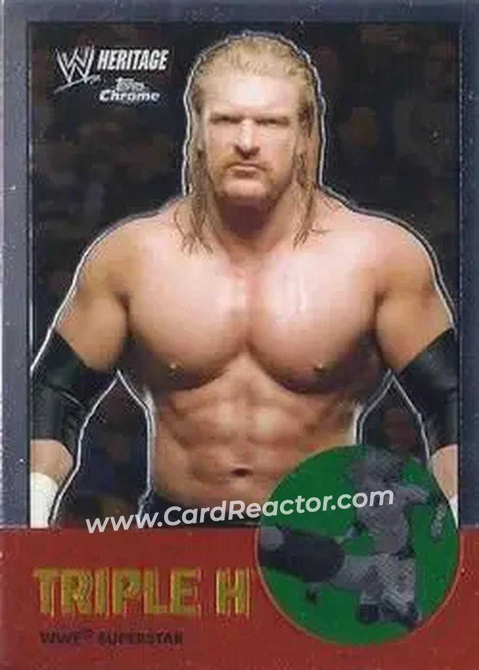 2007 Topps Chrome Heritage II WWE #27 - Hunter Hearst Helmsley - Front