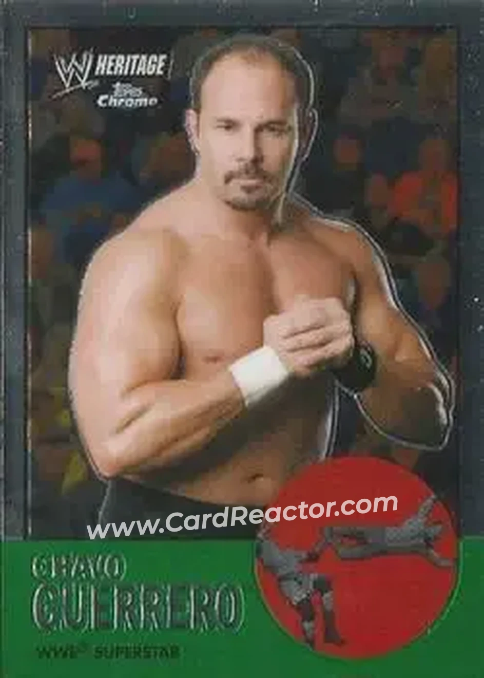 2007 Topps Chrome Heritage II WWE #28 - Chavo Guerrero Jr. - Front