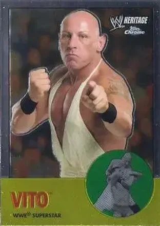 2007 Topps Chrome Heritage II WWE feature card