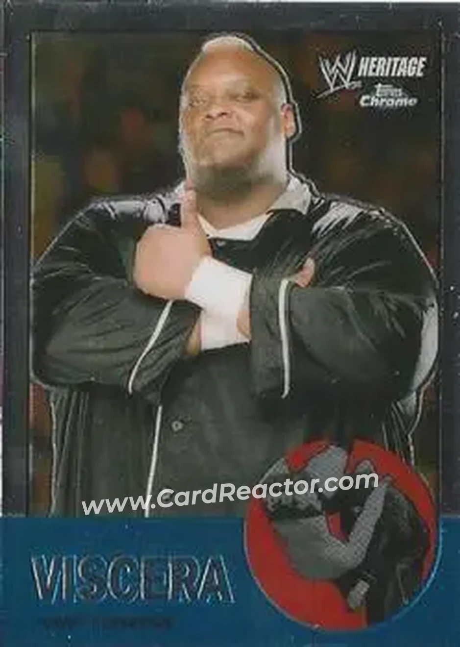 2007 Topps Chrome Heritage II WWE #30 - Viscera - Front