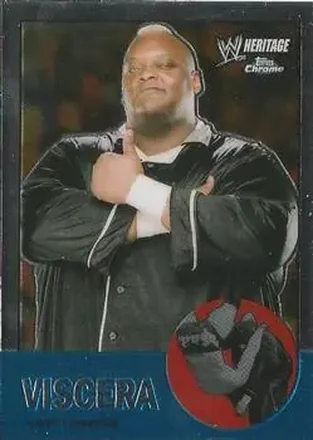 2007 Topps Chrome Heritage II WWE feature card