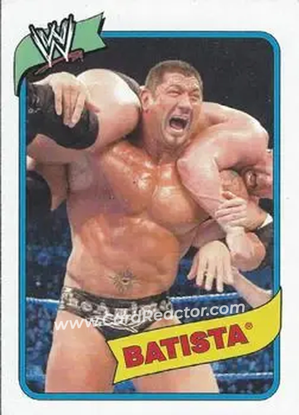 2007 Topps Heritage III WWE #2 - Batista - Front