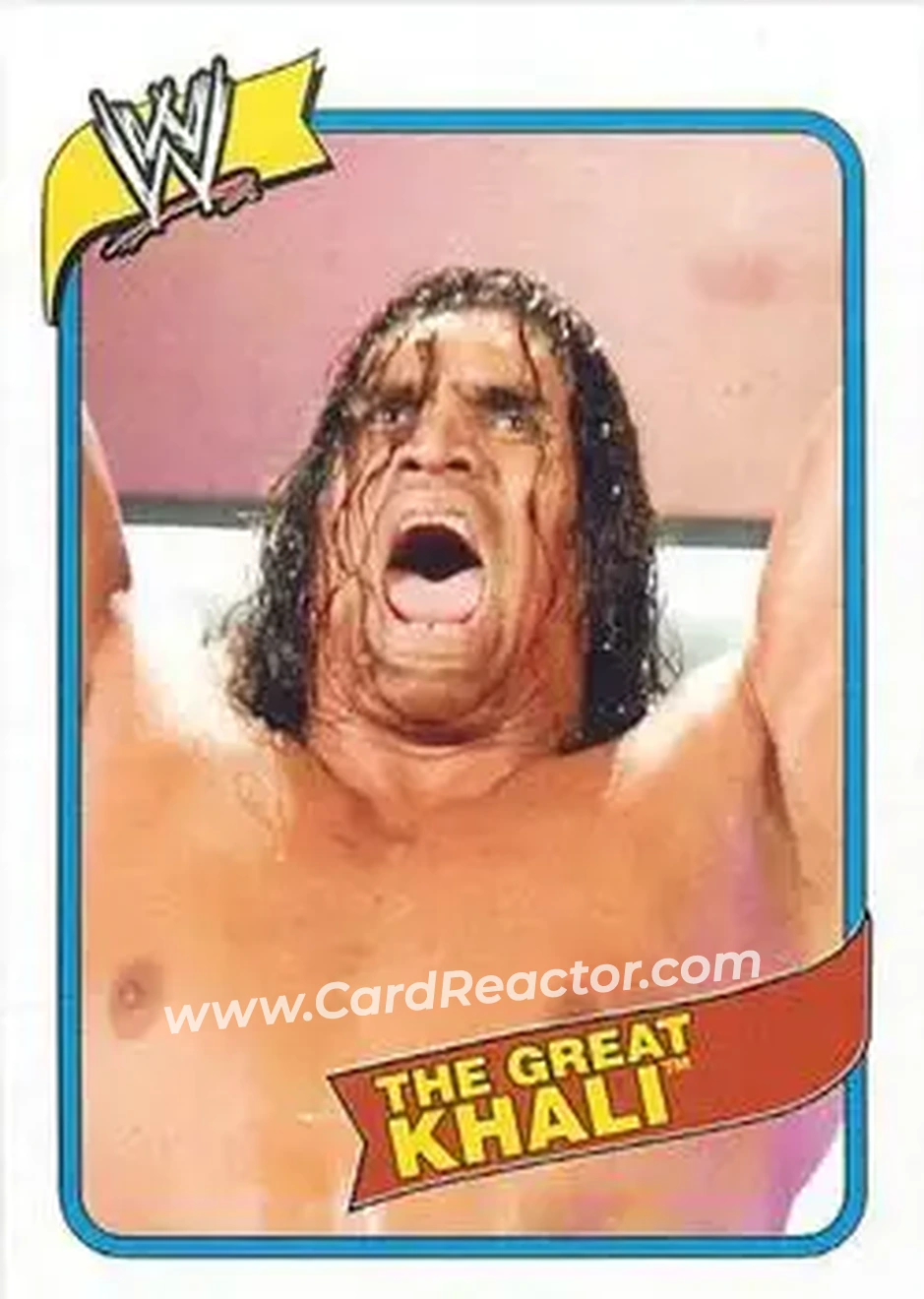 2007 Topps Heritage III WWE #5 - The Great Khali - Front