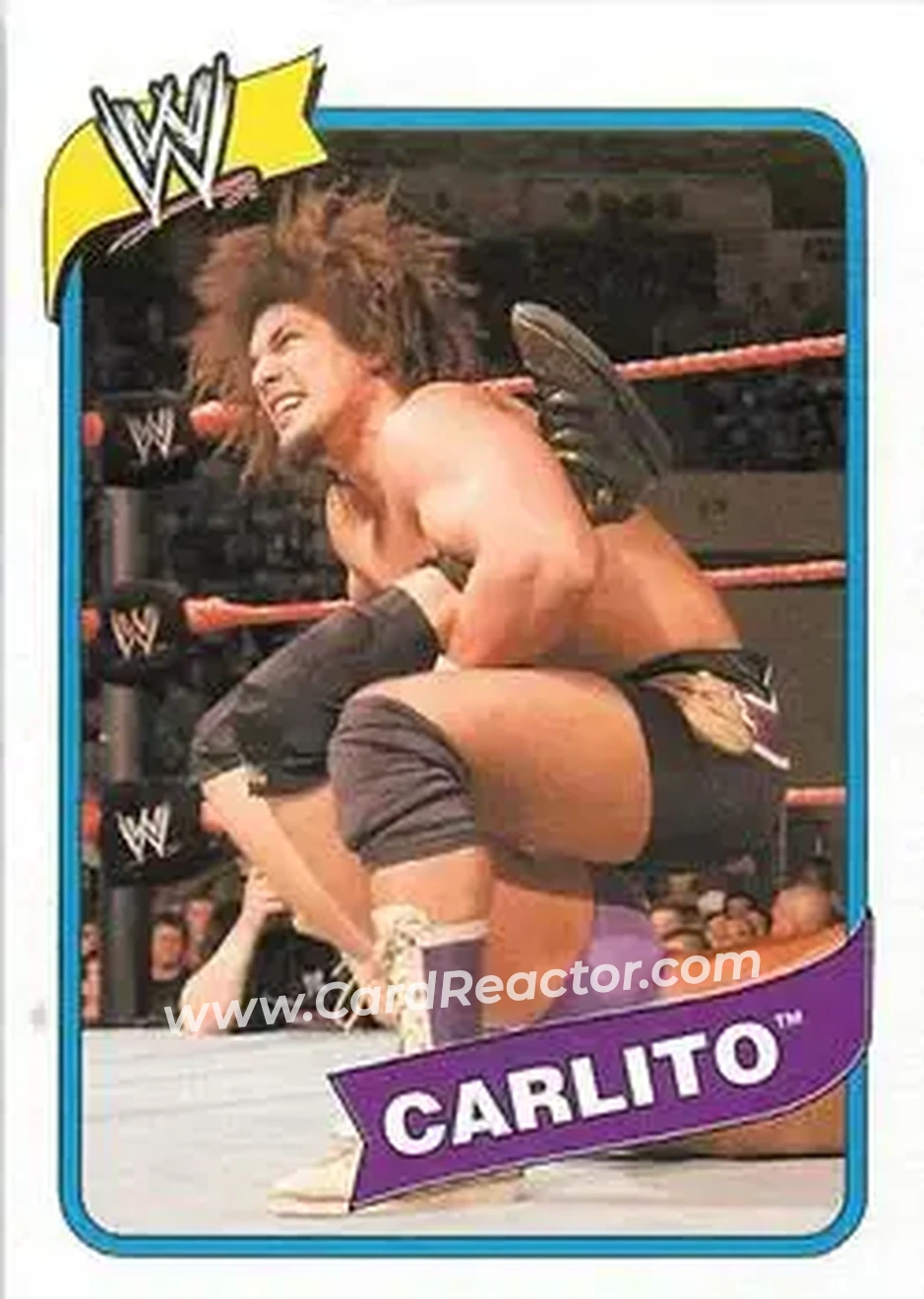 2007 Topps Heritage III WWE #6 - Carlito - Front